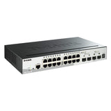 D-LINK SmartPro 16-Port Gigabit Switch with 2 SFP + 2 10G (DGS-1510-20)