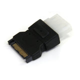 StarTech.com SATA to LP4 Power Cable Adapter - Power Adapter - SATA Power (M) to 4 pin Internal Power (F) - Black - LP4SATAFM