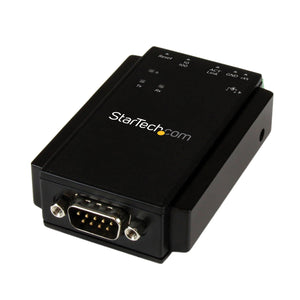 StarTech.com 1 Port RS-232 Serial to IP Ethernet Device Server - DIN Rail Mountable - Serial Device Server - Serial Over IP Device Server (NETRS232)