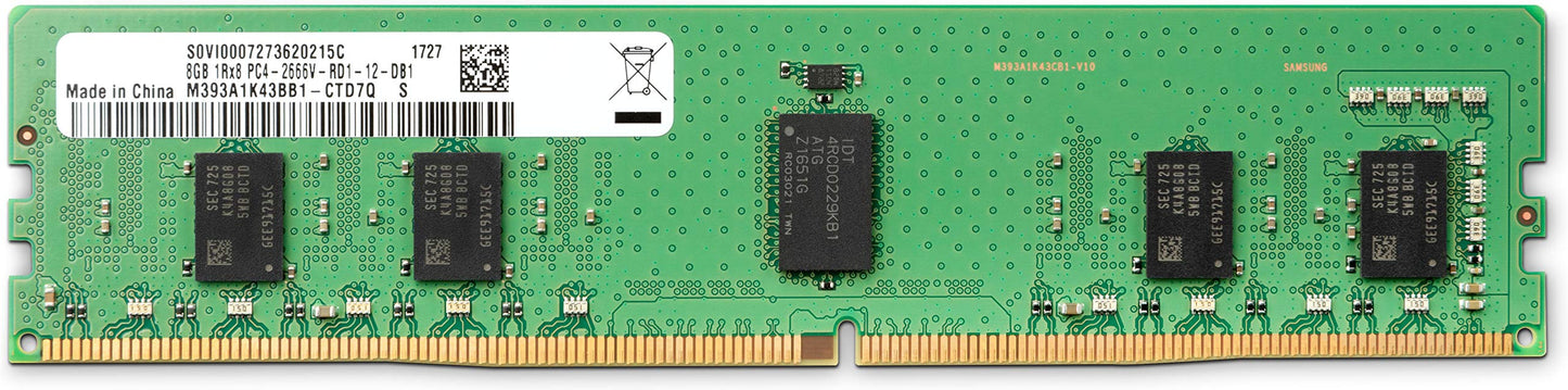 Hewlett Packard 3PL81AT 8gb Ddr42666 1x8gb Necc Ram