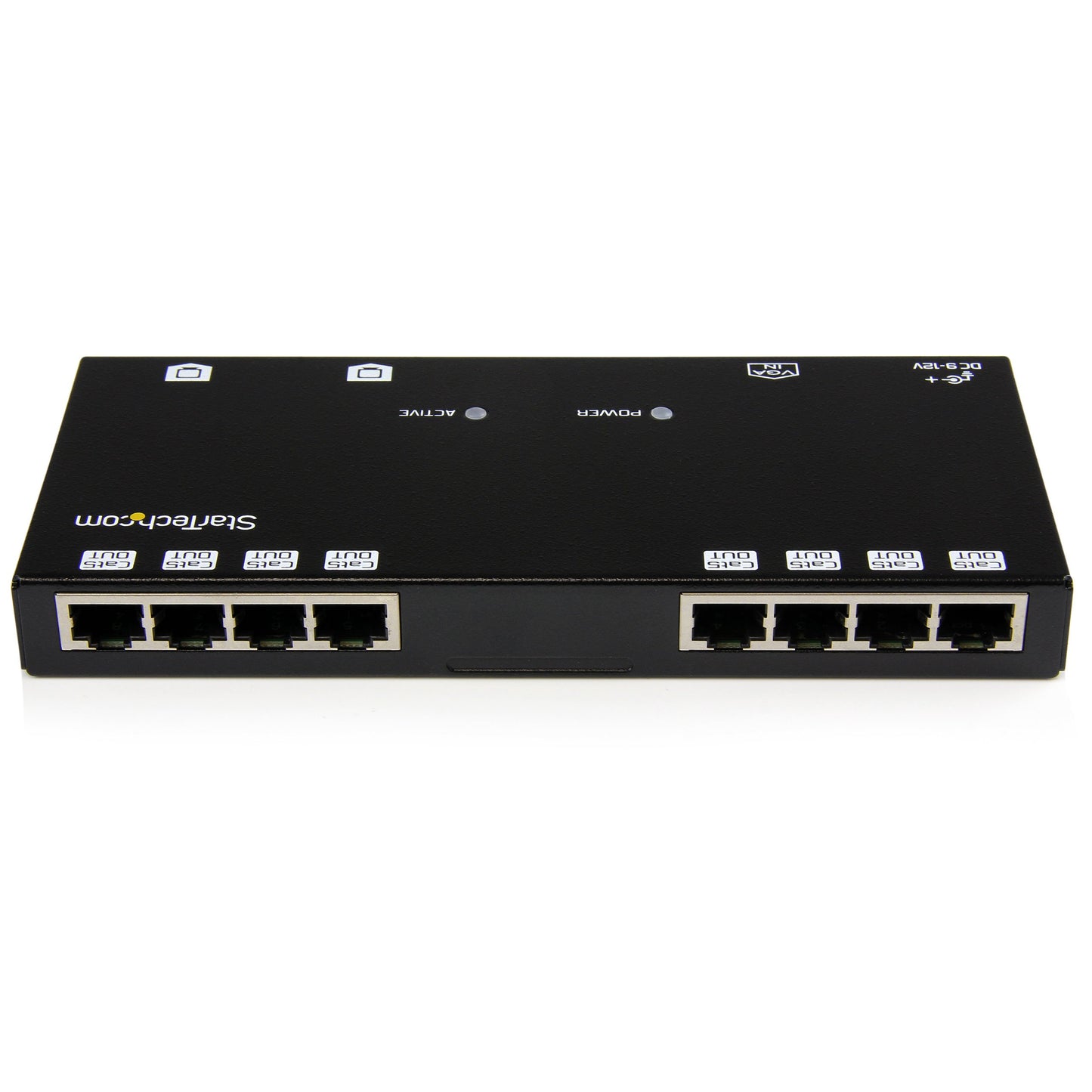 StarTech.com 492 ft. (150 m) VGA Over Cat5 Extender - VGA Extender - 8 Port Repeater - Cat5 - Video Over Ethernet (ST1218T)