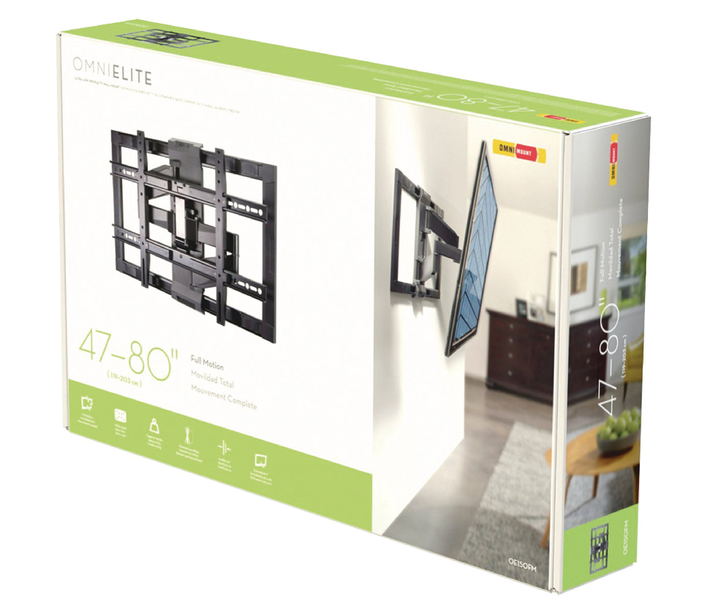 OmniMount 47-80" Articulating Wall Mount