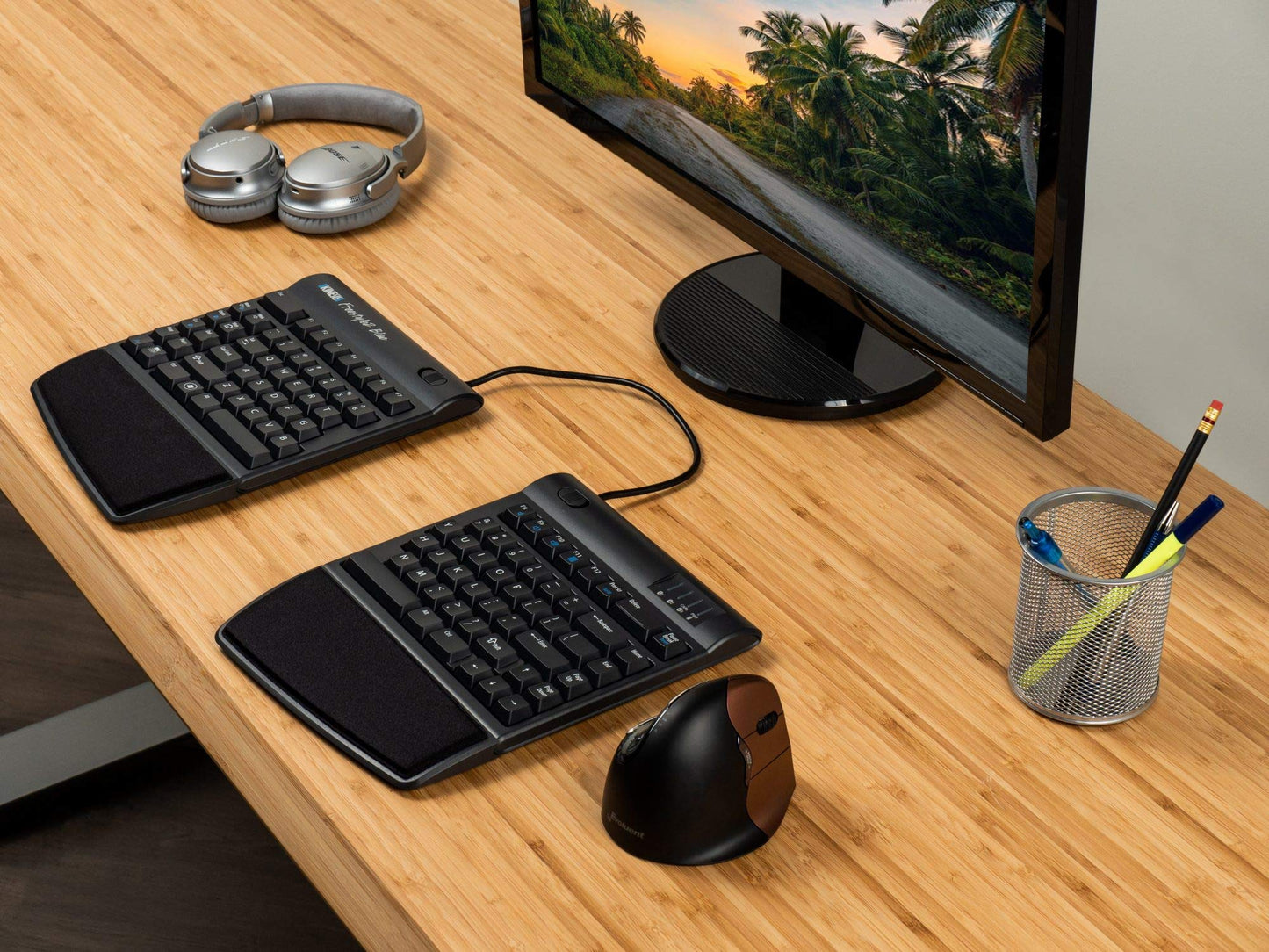 Kinesis Freestyle2 Palm Support Accessory Kit for Freestyle2 Keyboard, Black, Pa