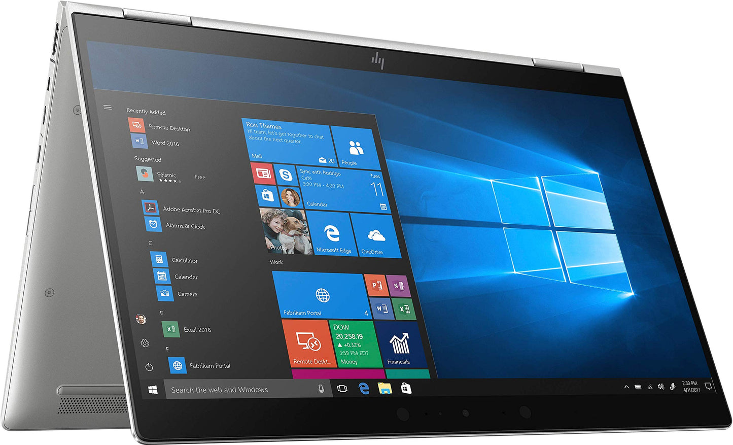 HP EliteBook x360 1030 G4 13.3" Touchscreen 2 in 1 Notebook - 1920 x 1080 - Core i7 i7-8665U - 16 GB RAM - 256 GB SSD - Windows 10 Pro 64-bit - Intel UHD Graphics 620 - in-Plane Switching (IPS) T