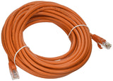 C2G 00456 Cat5e Cable - Snagless Unshielded Ethernet Network Patch Cable, Orange (35 Feet, 10.66 Meters)