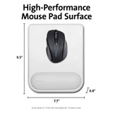 Mousepad with ErgoSoft Wrist Rest for Standard Mouse-Gray