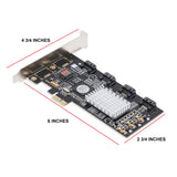 Syba PCI Express SATA II 4X Ports Raid Controller Card, SY-PEX40008