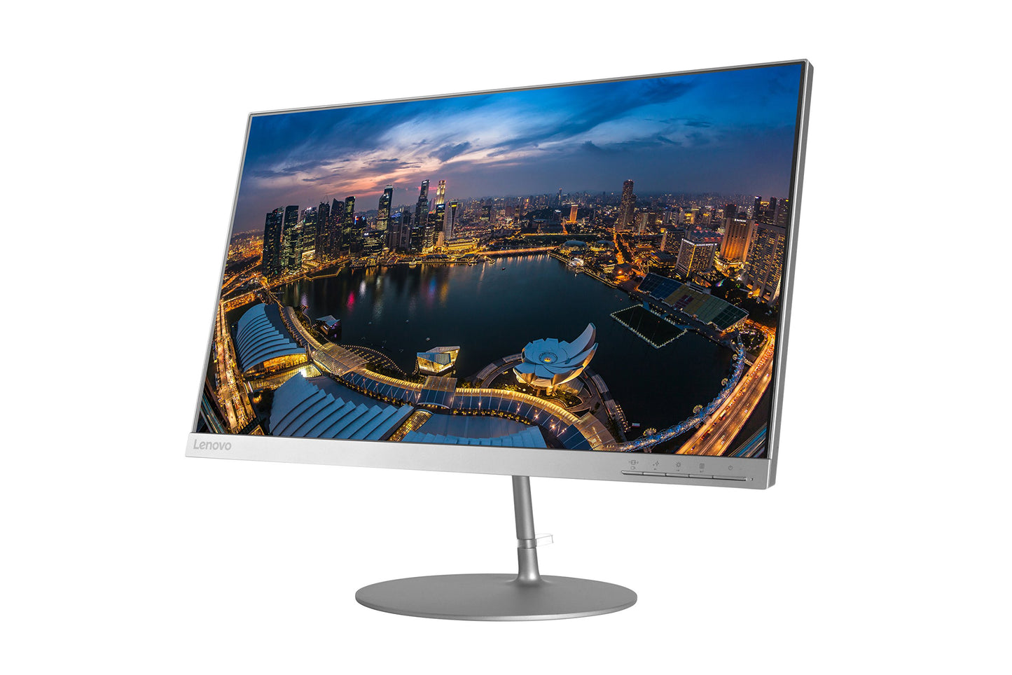 Open Box Lenovo 27" Screen LED-Lit Monitor L27q-20 Near-Edgeless 2560 x 1440 QHD infinity TUV Eye Comfort HDMI DP