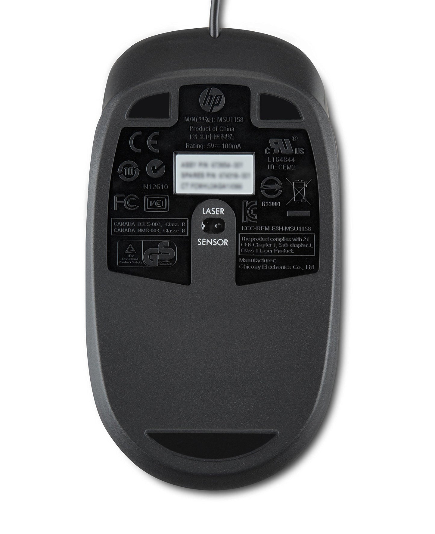 HP Business QY778AT USB 1000dpi Laser Mouse