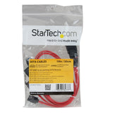 StarTech.com SAS8087S4R50 50cm SFF-8087 to 4X SATA, Internal Mini SAS to SATA Reverse Cable (Red)