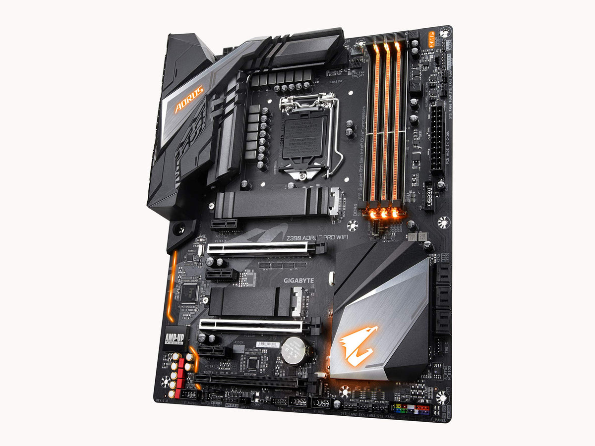 Gigabyte Z390 AORUS PRO WiFi (Intel LGA1151/Z390/ATX/2xM.2 Thermal Guard/Onboard AC Wi-Fi/RGB Fusion/Gaming Motherboard)