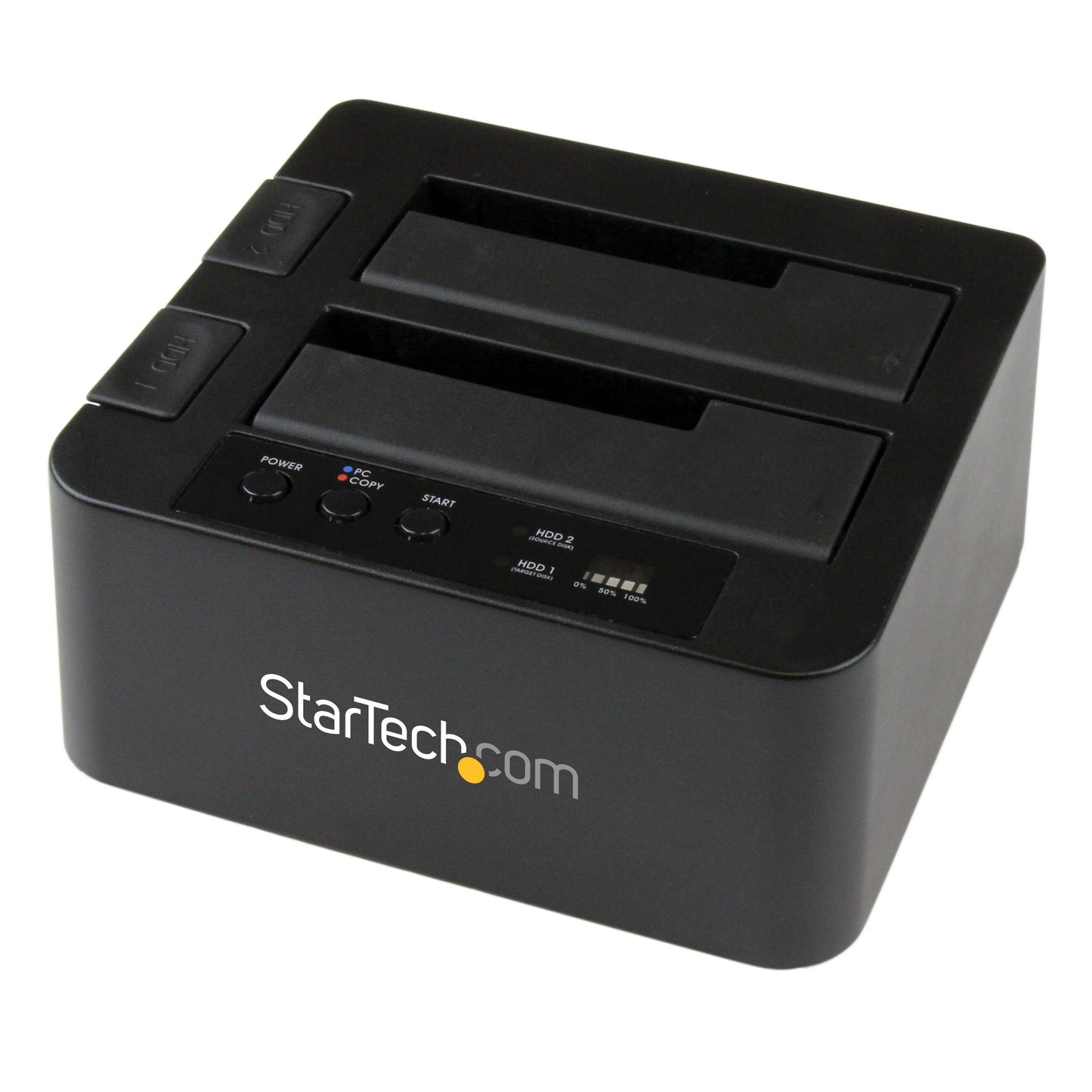 StarTech.com Dual Bay USB 3.0/ eSATA Hard Drive Duplicator Dock for 2.5" & 3.5" SATA SSD HDD with UASP (6Gbps) - Standalone Docking Station (SDOCK2U33RE)