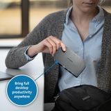 Kensington SD1600P USB-C Travel Dock 4K with Pass-Through USB-C Charging (K33968WW)