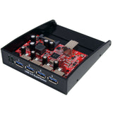 Startech.Com 35BAYUSB3S4 Usb 3.0 Front Panel 4 Port Hub with 3.5/5.25-Inch Bay
