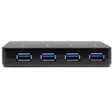 StarTech.com 4-Port USB 3.0 Hub plus Dedicated Charging Port - 1 x 2.4A Port - Desktop USB Hub and Fast-Charging Station (ST53004U1C)