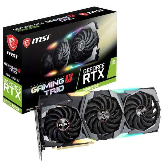 MSI Gaming GeForce RTX 2080 Super 8GB GDRR6 256-Bit HDMI/DP Nvlink Tri-Frozr Turing Architecture Overclocked Graphics Card (RTX 2080 Super Gaming X Trio)