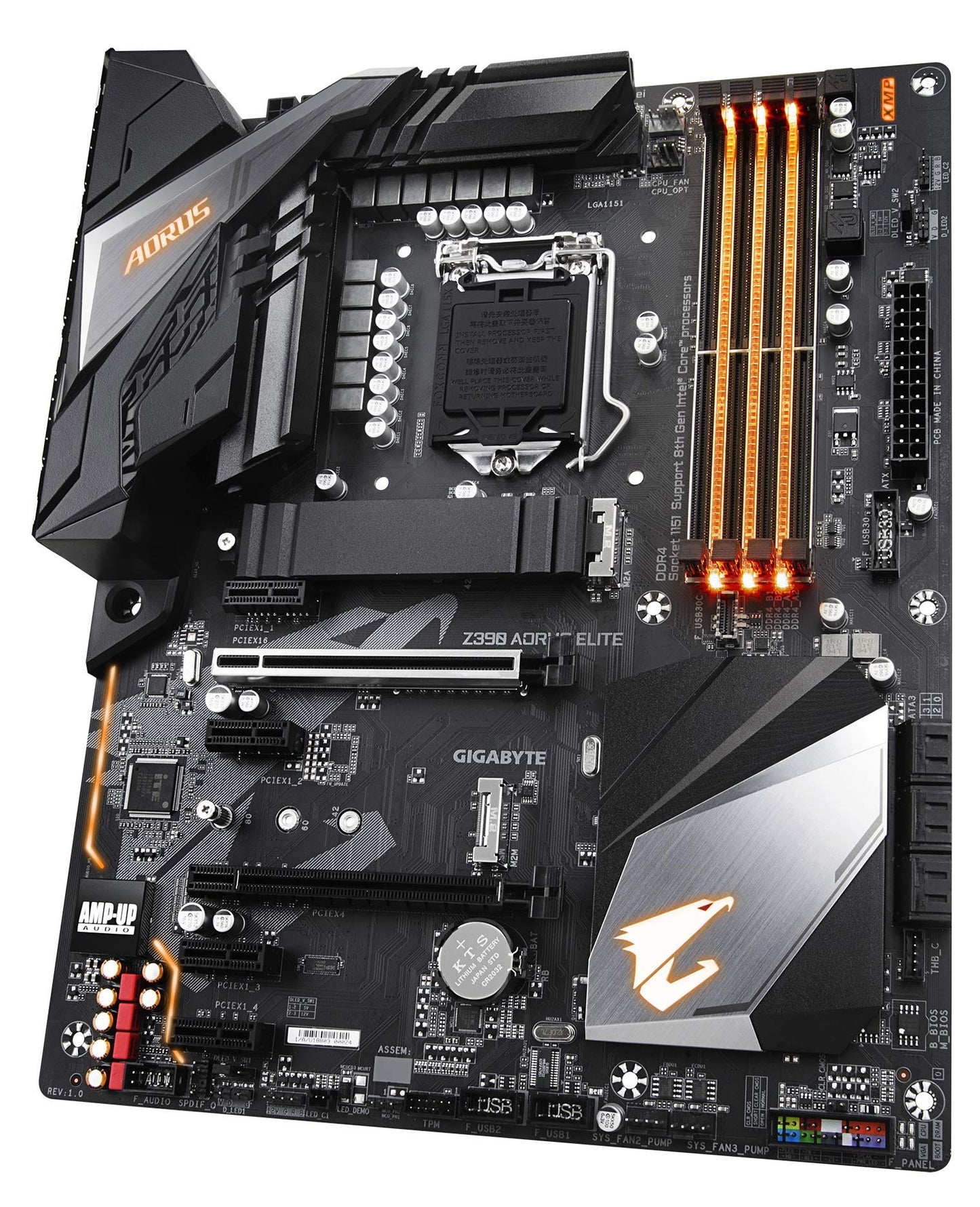 Gigabyte Z390 AORUS Elite (Intel LGA1151/Z390/ATX/2xM.2/Realtek ALC1220/RGB Fusion/Gaming Motherboard)