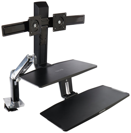 Ergotron WorkFit-A with Suspended Keyboard, Dual HD (24-392-026)