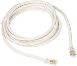 C2G 04238 Cat6 Cable - Non-Booted Unshielded Ethernet Network Patch Cable, White (7 Feet, 2.13 Meters)