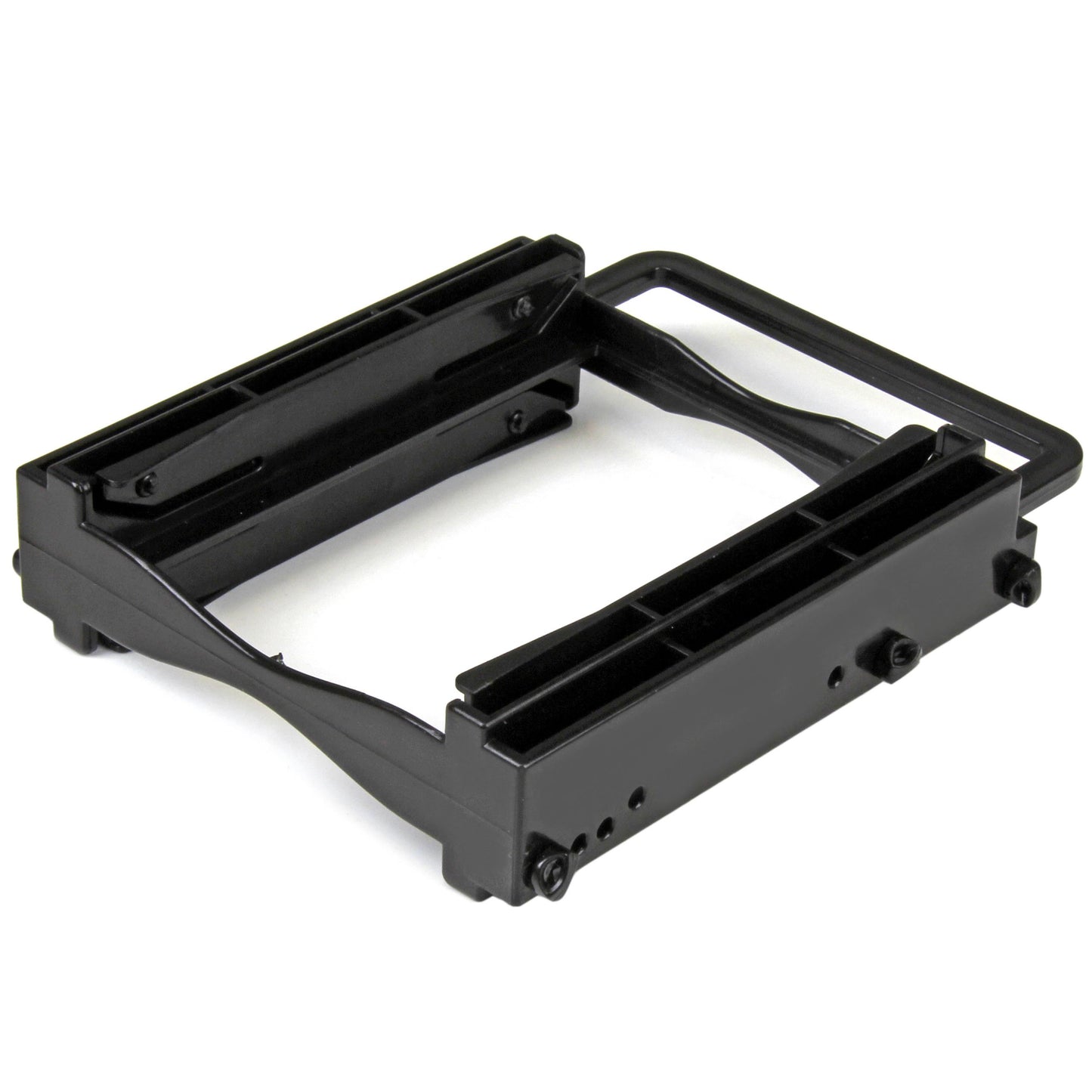 STARTECH Dual 2.5" SSD/HDD Mounting Bracket for 3.5" Drive Bay-Tool(BRACKET225PT), Black