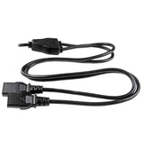 StarTech.com PXT101Y10 10 Ft Computer Power Cord-NEMA 5-15P to 2X C13 Y-Cable, Black