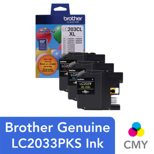 Brother Printer LC2033PKS Multi Pack Ink Cartridge