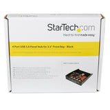 Startech.Com 35BAYUSB3S4 Usb 3.0 Front Panel 4 Port Hub with 3.5/5.25-Inch Bay