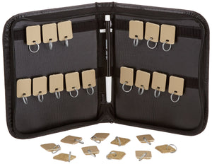 SecurIT Security-Backed Zippered Case, 24-Key, 7" x1" x 8-3/8", Black (PMC04987)