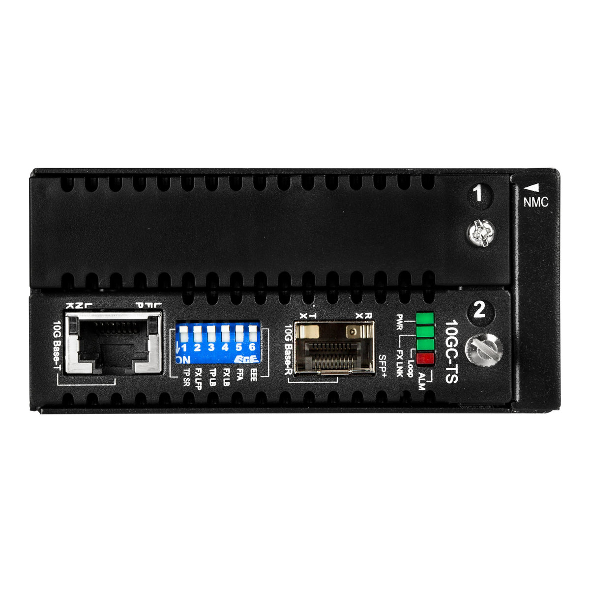 StarTech.com 10 Gigabit Ethernet Copper-to-Fiber Media Converter - Open SFP+ - Managed - 10G Ethernet Media Converter (ET10GSFP)