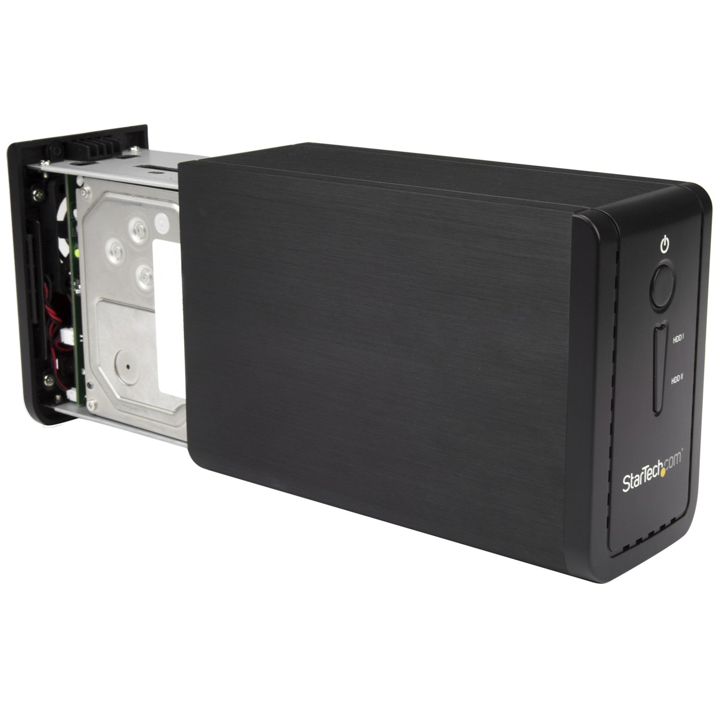 StarTech.com 3.5" External Dual Hard Drive Enclosure - Raid - USB-C and USB-A - SATA 6Gbps - 2 Bay USB 3.1 SSD/HDD Enclosure (S352BU313R)