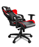 AROZZI Verona Pro V2 Premium Racing Style Gaming Chair with High Backrest, Recliner, Swivel, Tilt, Rocker and Seat Height Adjustment, Lumbar and Headrest Pillows Included, Red