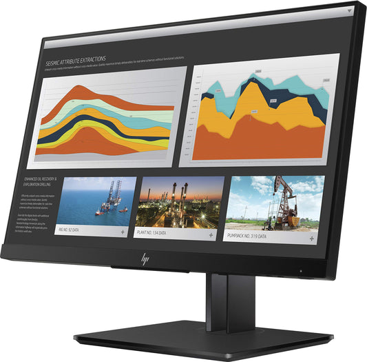 HP 21.5-Inch Screen LED-lit Monitor Space Silver/Black Pearl Chin/Die-Cast Aluminum Base with Black Pearl Paint (1JS05A4#ABA)