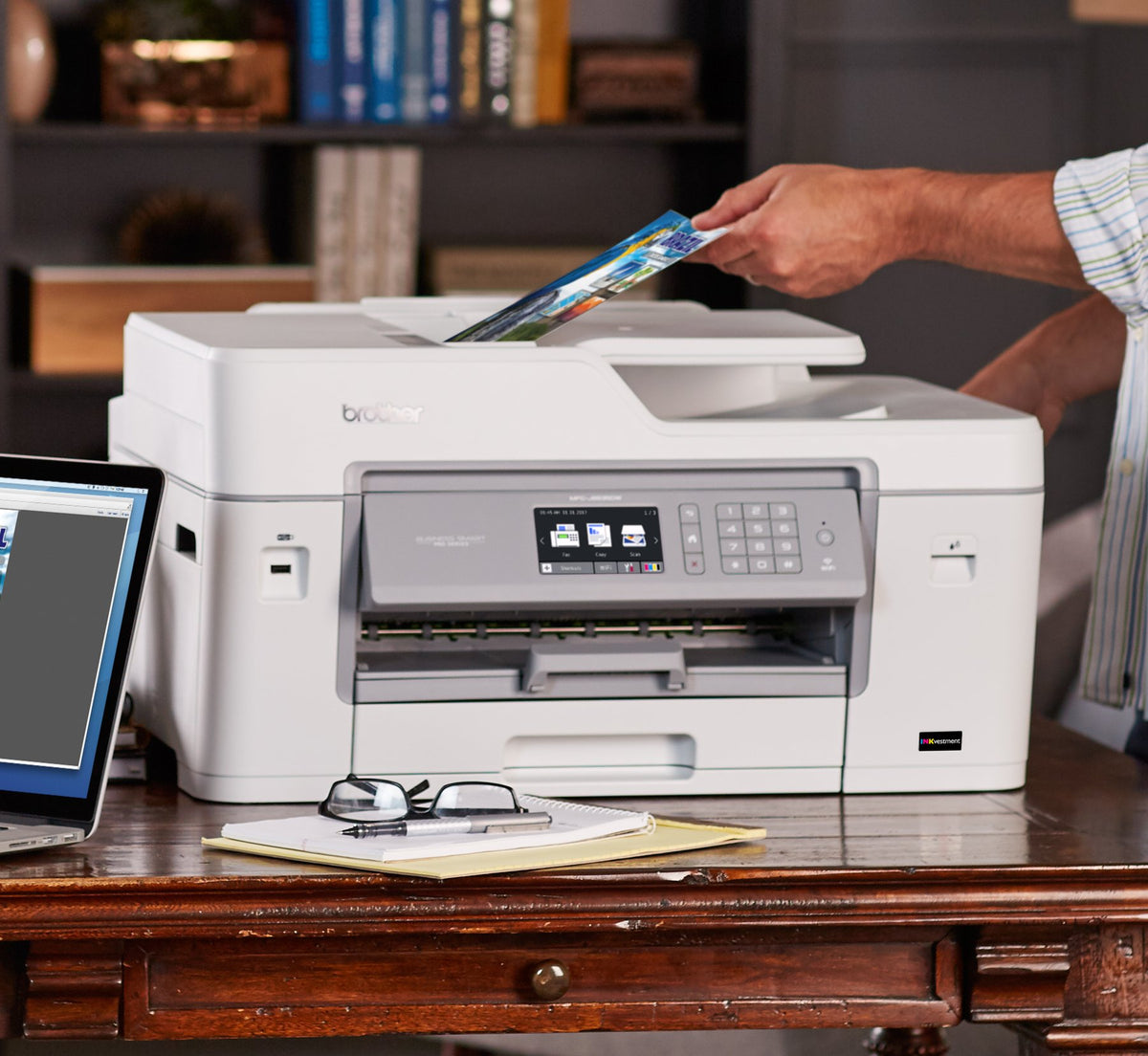 Brother MFCJ6535DW Wireless Color Photo Printer with Scanner, Copier & Fax