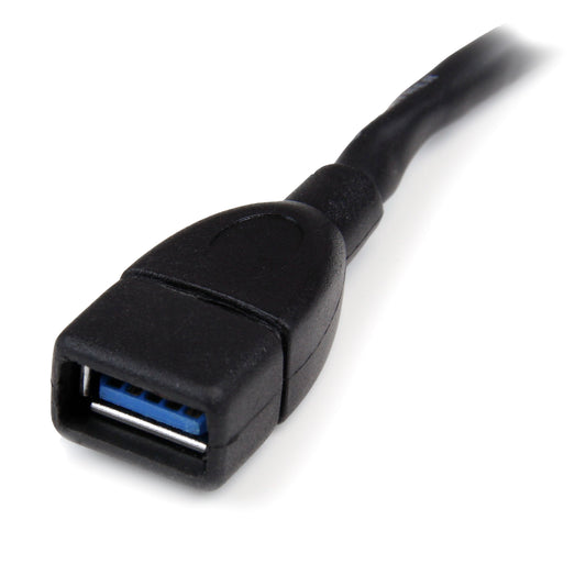 StarTech.com 2 Port Internal USB 3.0 Motherboard Header Adapter Cable with Internal 20-Pin Header to 2x USB 3.0 A 6-Inch Female Adapter Cable (USB3SMBADAP6)