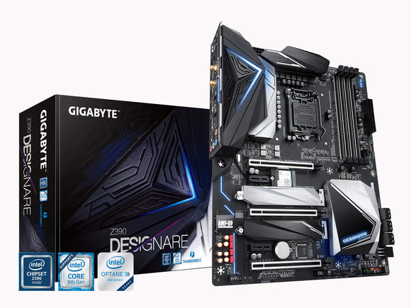 GIGABYTE Z390 DESIGNARE Gigabyte (Intel LGA1151/Z390/ATX/2xM.2/Thunderbolt 3/Onboard AC Wifi/12+1 Phases Digital Vrm