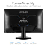 Asus VA229HR 22" Monitor Frameless 1080P 75Hz IPS Eye Care HDMI VGA with 178° Wide Viewing Angle