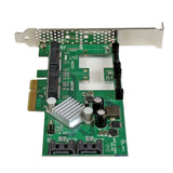 StarTech.com 2 Port PCI Express 2.0 SATA III 6Gbps RAID Controller Card w/ 2 mSATA Slots & HyperDuo SSD Tiering - PCIe SATA 3 Controller (PEXMSATA3422)