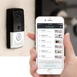 Open Box ZMODO ZM-SHD003B Greet - Smart WiFi Video Doorbell (Black/Silver)