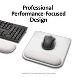 Mousepad with ErgoSoft Wrist Rest for Standard Mouse-Gray