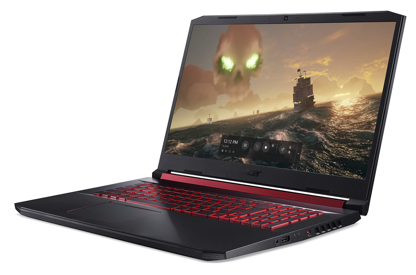 Acer Nitro, 17" FHD, Ci7 9750H, 16GB, 512GB SSD, GTX1650, Windows 10, Black/Red