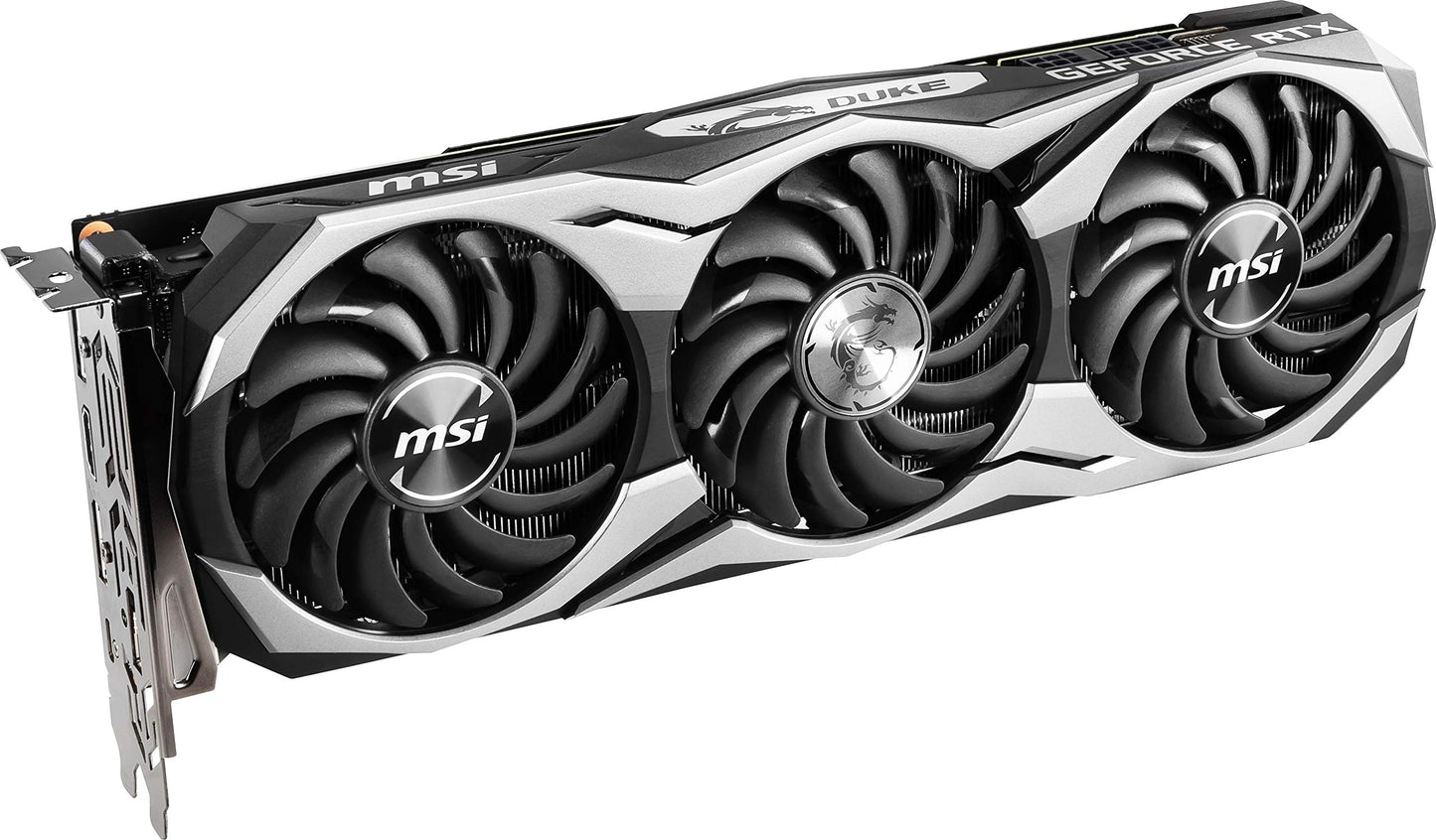 MSI GAMING GeForce RTX 2070 8GB GDRR6 256-bit HDMI/DP/USB Ray Tracing Turing Architecture HDCP Graphics Card (RTX 2070 DUKE 8G OC)