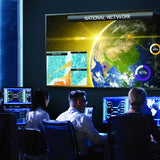 Samsung QB55R 55 inch 4K UHD 3840x2160 LED Commercial Signage Display for Business with HDMI, Wi-Fi, and 3-Year Warranty, 350 nit (LH55QBREBGCXZA)