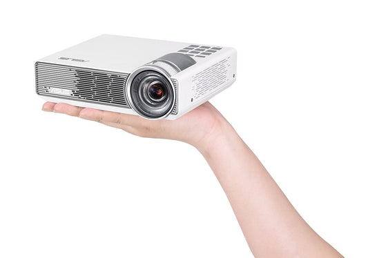 ASUS P3B 800-Lumens 1280 x 800 Ultra-Short-Throw 12,000mAh Battery HDMI/MHL VGA microSD Reader USB Portable Wireless LED Projector
