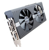 Sapphire 11265-07-20G Radeon Nitro+ Rx 580 4GB GDDR5 Dual HDMI/ DVI-D/ Dual DP with Backplate (UEFI) PCI-E Graphics Card
