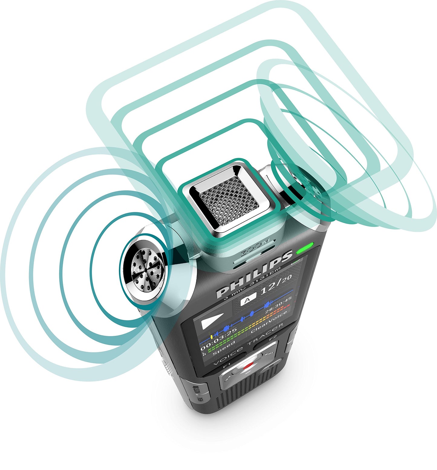 PHILIPS DVT6000 RECORDER 3MIC AUTOZM 4GB