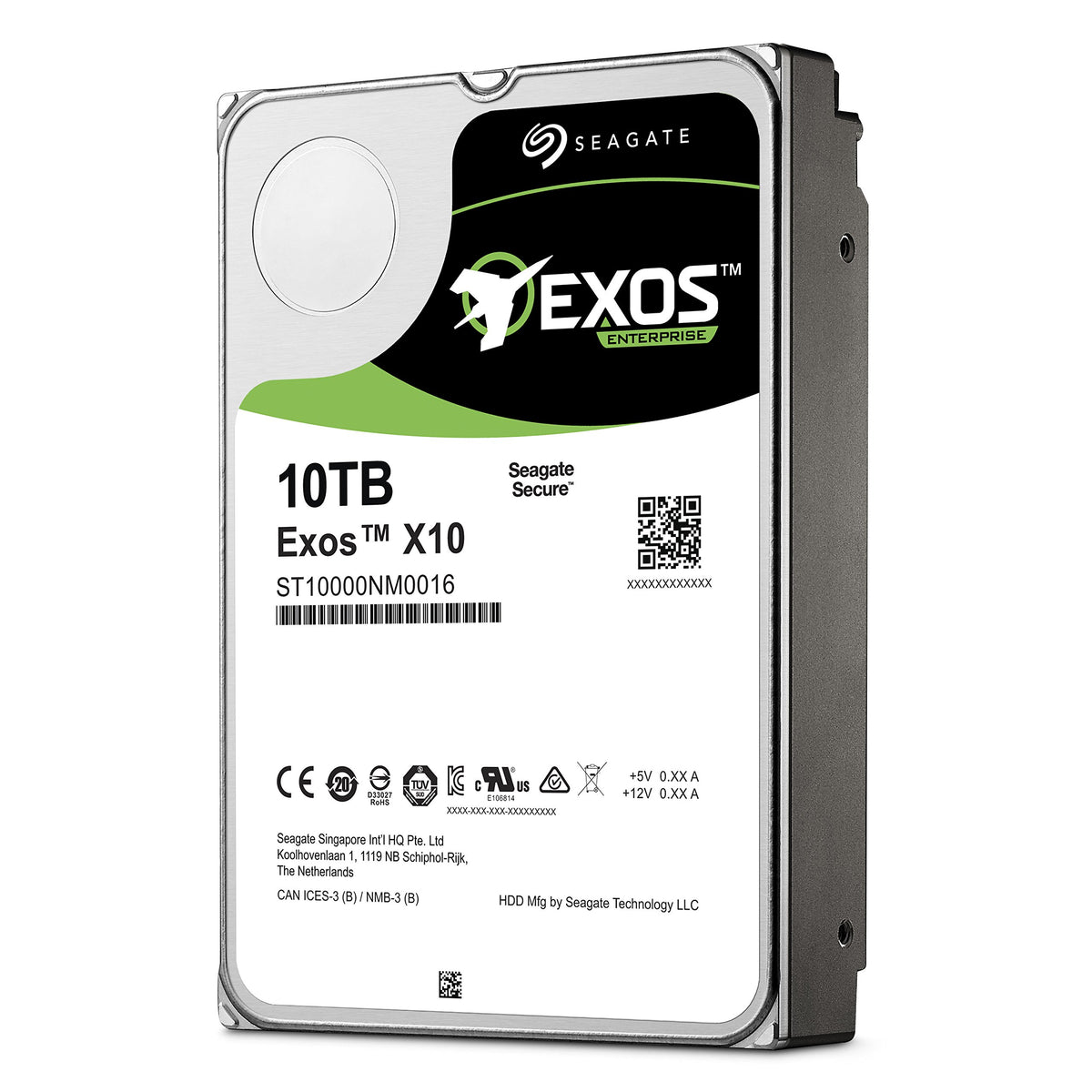 Seagate Enterprise Capacity 3.5 HDD 10TB (Helium) 7200RPM SATA 6Gb/s 256 MB Cache Internal Bare Drive (ST10000NM0016)