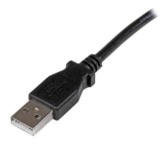 StarTech.com 1m USB 2.0 A to Left Angle B Cable Cord - 1 m USB Printer Cable - Left Angle USB B Cable - 1x USB A (M), 1x USB B (M) (USBAB1ML)