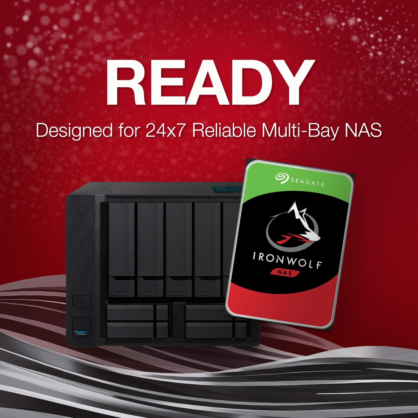 Seagate ST6000VN0033 Iron Wolf Multimedia Server Storage 6TB Internal Hard Drive 3.5" - SATA