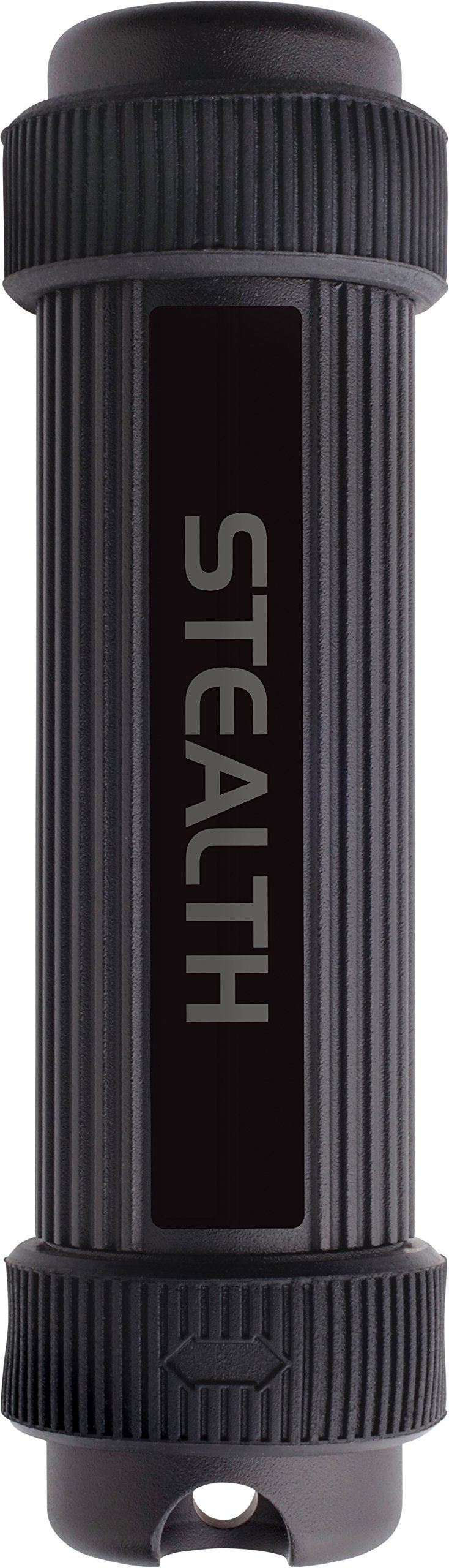 Corsair Flash Survivor Stealth 128GB USB 3.0 Flash Drive (CMFSS3B-128GB), Black