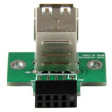 StarTech.com 2 Port USB Motherboard Header Adapter - USB Adapter - USB (F) to 10 pin USB Header (F) - USBMBADAPT2